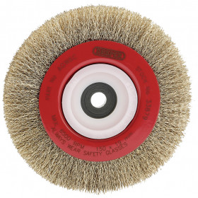 Brosse métallique DRAPER fils d'acier Ø150mm 