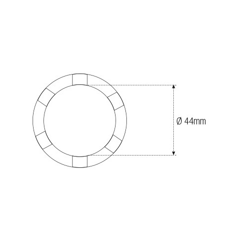 Douille à créneaux JMP Ø44mm 3/8"