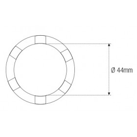 Douille à créneaux JMP Ø44mm 3/8"