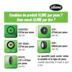 Kit SLIME chambre à air 237ML 