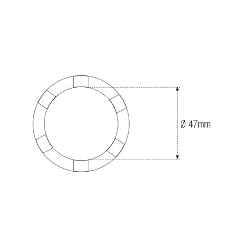 Douille à créneaux MOTION PRO Ø47mm