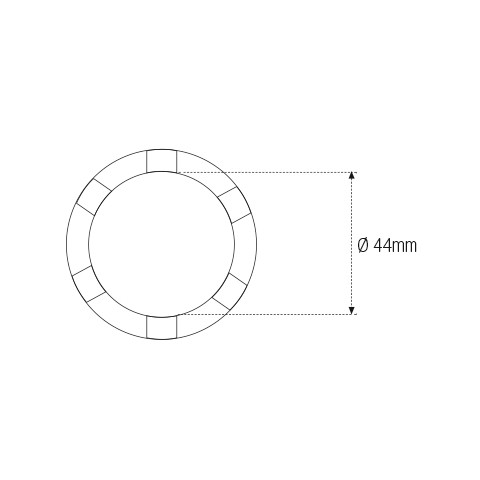 Douille à créneaux MOTION PRO Ø44mm 3/8"