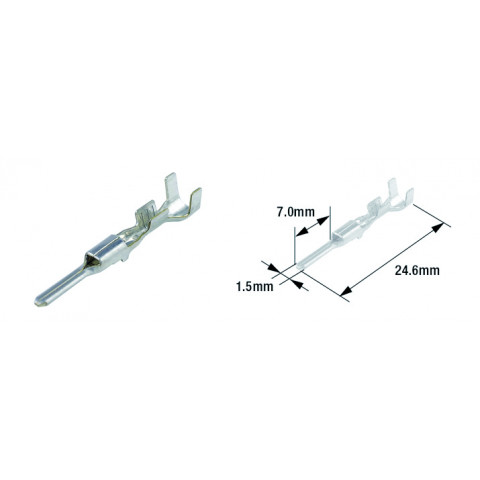 Connectique électrique mâle étanche TOURMAX type 060 (FRM) 