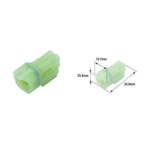 Connectique électrique femelle étanche TOURMAX type 090 (FRSH) 