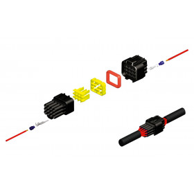 Jeu de connectiques 3 voies Série 090 FRKW BIHR type origine - 5 jeux complets
