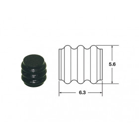 Joints silicone plein 090 SMTO BIHR Ø1,7mm noir - 50pcs