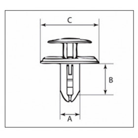 Rivets plastique M7 BOLT