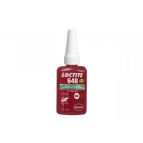 Fixation des emmanchements LOCTITE 648 flacon 24ml