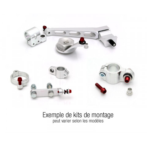 KIT FIXATION D'AMORTISSEUR DE DIRECTION BITUBO POUR SUZUKI GSXR 600/750 08-09 MONTAGE ORIGINE