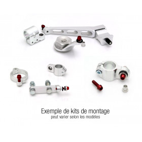 KIT FIXATION D'AMORTISSEUR DE DIRECTION BITUBO POUR KAWASAKI ZX6R 09-10