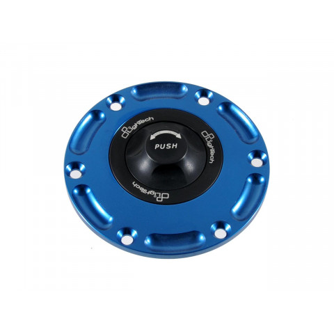 Bouchon de réservoir LIGHTECH noir/cobalt 1/4 tour Suzuki GSX-S