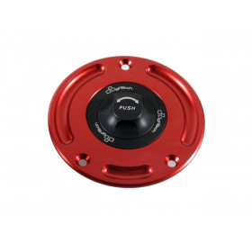 Bouchon de réservoir LIGHTECH noir/rouge 1/4 tour Yamaha MT-09