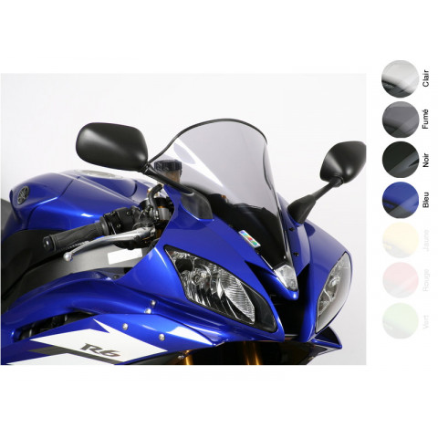 BULLE RACING CLAIRE YAMAHA YZF R6 06-07