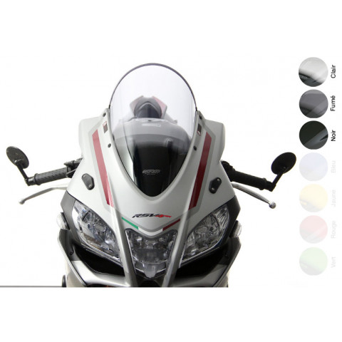 Bulle MRA type racing clair Aprilia RSV4 RR-RF