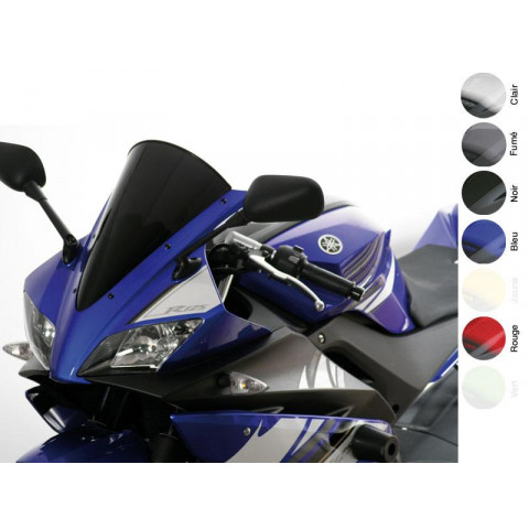 BULLE RACING NOIR POUR YAMAHA YZF125 R 08-09