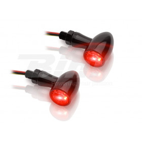 Clignotants LED V-PARTS 12V alu noir