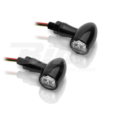 Clignotants LED V-PARTS 12V alu noir