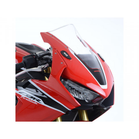 Cache orifices rétroviseur R&G RACING noir Honda CBR1000RR 