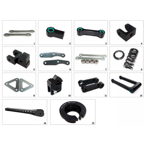 Kit de rabaissement de selle TECNIUM construction 4 Honda VFR750F/R 