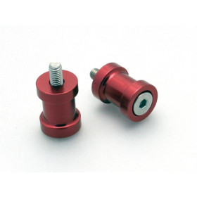 Pions de bras oscillant R&G RACING M10 aluminium rouge