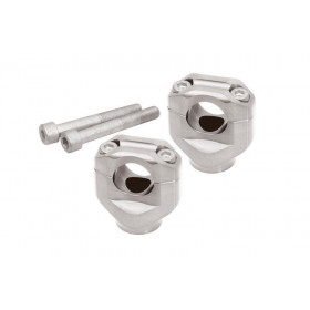 Pontets de guidons LSL Ø22,2mm noir moto Guzzi V9 Bobber