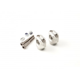 Pontets de guidons LSL +10mm argent Harley Davidson Sportster