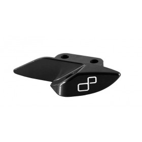 Adaptateurs rétroviseurs LIGHTECH pour montage sur carénage noir Yamaha T-Max 530