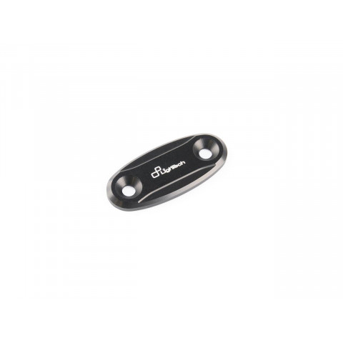 Caches orifice rétroviseur LIGHTECH Black Honda CBR600RR