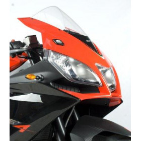 Caches orifice rétroviseur R&G RACING noir Aprilia RS4 125/RSV4 RR/RF