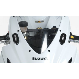 Caches orifice rétroviseur R&G RACING noir Suzuki GSX-R600/750