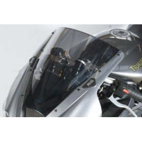 Caches orifice rétroviseur R&G RACING noir Triumph Daytona 675/R