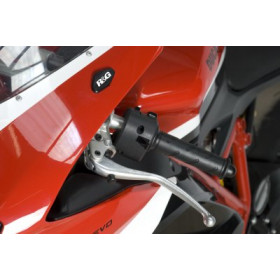 Caches orifice rétroviseur R&G RACING noir Ducati