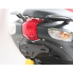 Support de plaque R&G RACING noir Aprilia SR50