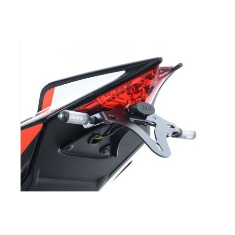 Support de plaque noir R&G RACING Aprilia V4 Tuono