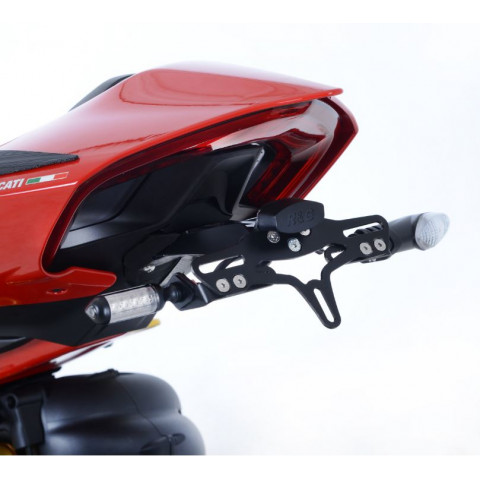 Support de plaque R&G RACING noir Ducati Panigale V4