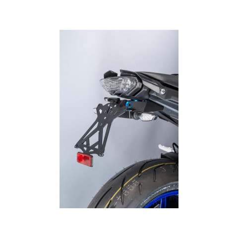 Support de plaque réglable LIGHTECH noir Yamaha MT-10 - TARYA121