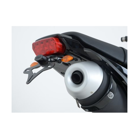 Support de plaque R&G RACING noir pour micro clignotants Honda MSX125