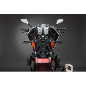 Support de plaque réglable LIGHTECH noir KTM 390 Duke