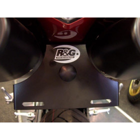 Support de plaque R&G RACING noir Yamaha YZF-R1