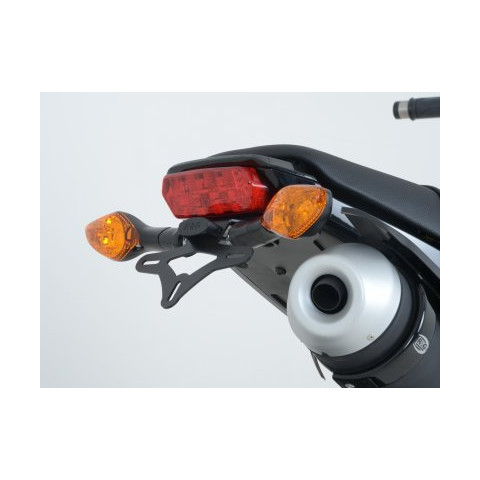 Support de plaque R&G RACING noir pour clignotants origine Honda MSX125