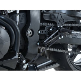 Commandes reculées multipositions R&G RACING noir Honda CBR600RR
