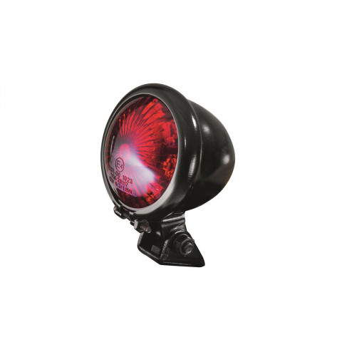 Feu arrière LED homologué rouge Bihr EGG noir