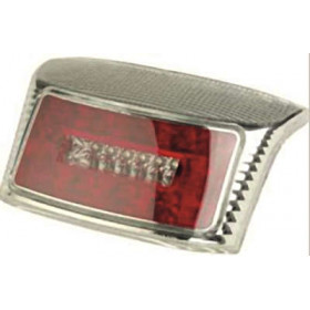 Feu arrière V PARTS LED type R8 chromé MBK/Yamaha 