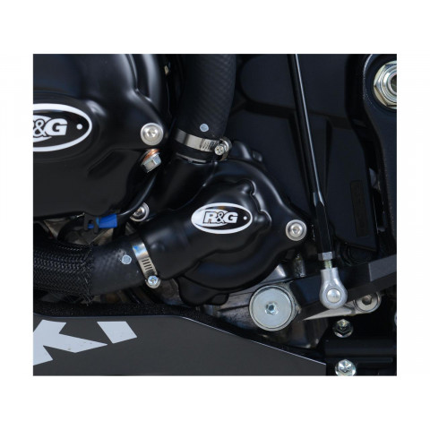 Couvre-carter gauche (pompe à eau) R&G RACING noir GSX-R 1000