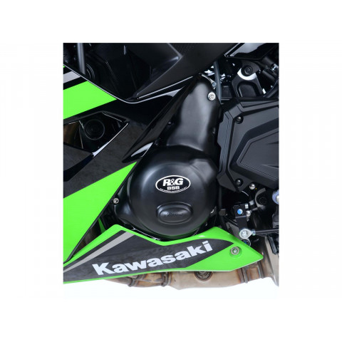 Couvre-carter gauche R&G RACING Race Series noir Kawasaki