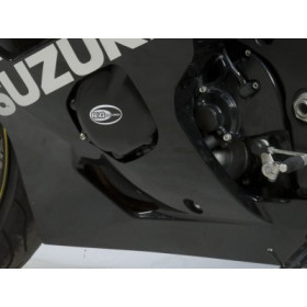 Couvre-carter gauche R&G RACING noir Suzuki GSX-R750