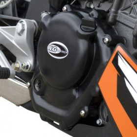 Couvre-carter droit R&G RACING noir KTM Duke/RC 125/200