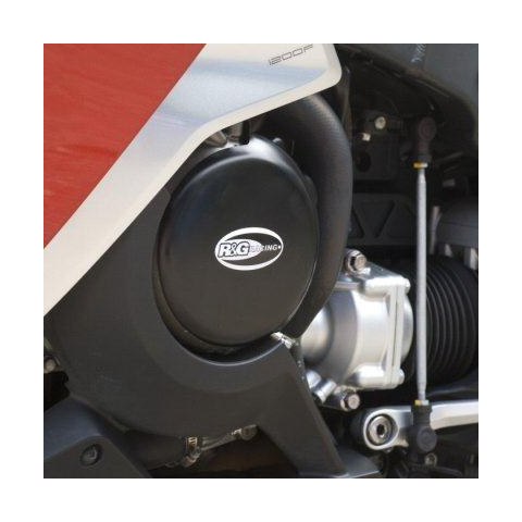 Couvre-carter gauche R&G RACING noir Honda