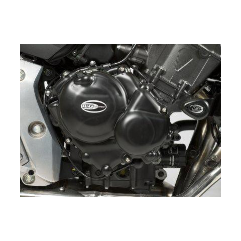 Couvre-carter droit R&G RACING noir Honda CB600F