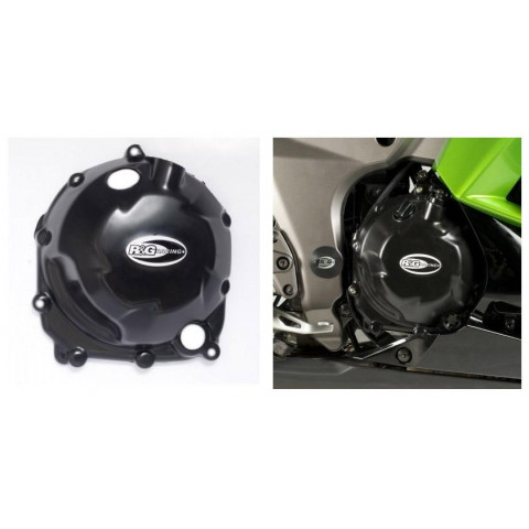 Couvre-carter droit R&G RACING noir Kawasaki Z1000/SX